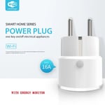 Prise intelligente EU Zigbee WiFi,moniteur d'énergie électrique,prise multiple,Tuya Andrea Control nous-mêmes,Alexa Google Home,16A - Type 16A WIFI-Ue Plug #B