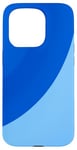 Coque pour iPhone 15 Pro Design simple bleu