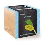 Message Cube, Avec Haricot Magique Gravé Au Laser: Joyeux Anniversaire, Idée Cadeau (100% Ecologique), Grow-Your-Own/Kit Prêt-à-Pousser, Plantes Dans Des Cubes En Bois 7.5cm, Produit en Autriche