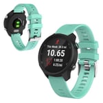 Garmin Vivomove / Forerunner 245 Music / 645 Music klockarmband i silikon - Cyan Grön