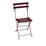 Fermob - Bistro Metal Chair, Black Cherry - Balkong- og kafébord - Svart - Metall