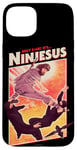 iPhone 15 Plus It's Ninjesus 80s Action Movie Atheist Christian Ninja Jesus Case