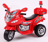 6V Police Motorcycle Kids Toddler Ride on Trike Bike Electric Motorbike Car RED