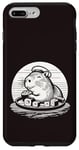 Coque pour iPhone 7 Plus/8 Plus Mignon Capybara mangeant des sushis kawaii