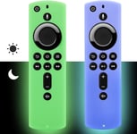 Lot de 2 coques de protection pour télécommande vocale Alexa Fire TV Stick 4K (vert et bleu ciel) Produits compatibles