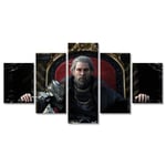 TOPRUN Canvas Kingsglaive Final Fantasy XV 5 pieces Modern wall art for living room Prints Image Framed Artwork Painting Picture Photos Home decoration
