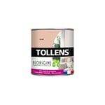 Tollens Peinture Couleurs Haute Performance à Base de Résine Biosourcée Pour Murs, Plafonds, Boiseries - Velours Dune - 0,5L = 6m2