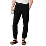 Amazon Essentials Men's Slim-Fit Chino Joggers, Black, L