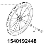 Wheel Asssembly Left - Thule Chariot Cross/Lite/Cab (2017-X) 1540192448