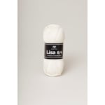 Lisa 8/4 Garn Bomull 50 g natur 05 Svarta Fåret