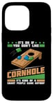 Coque pour iPhone 14 Pro Max Jeu de cornhole amusant lancer compétition sportive