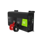 Green Cell Pro Inverter for bil 12V til 230V 1000W/2000W Ren sinus