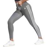 adidas Femme Train Essentials 3-Stripes High-Waisted 7/8 Leggings, grey six, XS