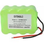 Extensilo - Batterie compatible avec Euro Pro Shark EV729, Pet Perfect Bagless, SV70, SV70 Pet Perfect aspirateur (3500mAh, 14,4V, NiMH)