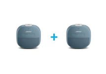 Enceintes sans fil Bluetooth Bose SoundLink Micro Bleu vendues par paire