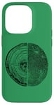 Coque pour iPhone 14 Pro Anneaux d'arbre et empreintes de doigts