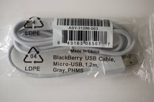 10 x Genuine BlackBerry 1.2m Micro-USB USB Cable for 9700 9900 Z3 Q5 Q10 Q20 Z30