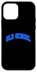 Coque pour iPhone 12 mini Graphique bleu royal Old School Royal Blue Graphic