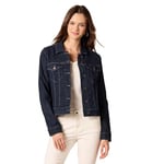 Amazon Essentials Women's Jeans Jacket (Available in Plus Sizes), Rinse Wash, L