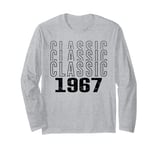 1967 Birthday Cool Classic, Born In 1967 Birthday Gifts Long Sleeve T-Shirt