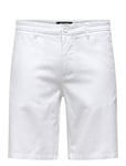 ONLY & SONS Onsmark 0011 Cotton Linen Shorts Noos Vit