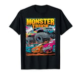 Monster Truck Crushing Cars Tee for Monster Truck Lovers T-Shirt