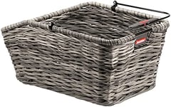 Klickfix 2128051910 Unisex - Adults' Rear Bicycle Basket Black 44 x 24 x 20 cm