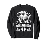 Promoted to Abuela 2025 Mothers Day First Time Mom Pregnancy Sweatshirt