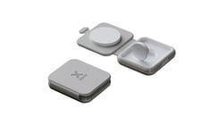 Chargeur de voyage sans fil pliable 2en1 magsafe