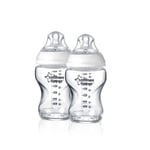 TOMMEE TIPPEE Lot de 2 biberons verre 250ml