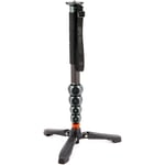 3 Legged Thing Legends Alana Carbon Fibre Monopod with DocZ Foot Stabiliser Kit (Metallic Grey)