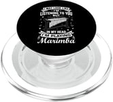 Funny Marimba Instrument Pun for a Marimba Player PopSockets PopGrip for MagSafe