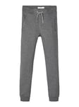 NAME IT Boy's Nkmhonk Bru SWE Pant Noos Trouser, Dark Grey Melange, 14 Years