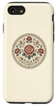 Coque pour iPhone SE (2020) / 7 / 8 Rose florale botanique, style bohème minimaliste, roses d'amour