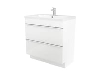 Meuble sous vasque à poser GoodHome Imandra blanc 80 cm