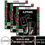 Lynx THE EPIC O.G. Africa Bodyspray XXL & Bodywash 2 Pieces Gift Set For Him