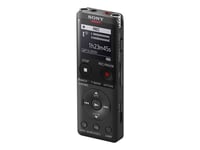 Sony ICD-UX570, 159 h, AAC,LPCM,MP3,WMA, 48 - 192 Kbit/s, OLED, USB, USB A-tyyppi