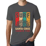 Homme Tee-Shirt Surf D'été À Santa Cruz - Summer Time Surf In Santa Cruz - T-Shirt Graphique Éco-Responsable Vintage Cadeau Nouveauté