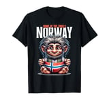 Norway Troll Flag Norge Adventure Outdoor Travel Scandinavia T-Shirt