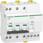 Schneider Electric - Acti9 iDD40K - disjoncteur différentiel - 3P+N c 25A 4500A/4,5A 30mA type ac