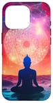 Coque pour iPhone 16 Pro Siège lotus méditation Yoga