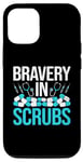 Coque pour iPhone 13 Bravery In Scrubs Infirmière