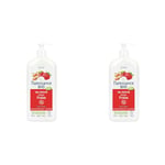 Natessance - Gel Douche Corps Et Cheveux Kids - Fraise - Certifié Bio Cosmos Organic - Flacon 100% végétal - 500 ml (Lot de 2)