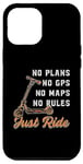 iPhone 12 Pro Max Skate Hall No Rules Just Ride Vintage Retro Style Scooter Case