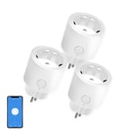 SiGN Smart Home Smart Plug WiFi med Energimätning, 16A - 3-pack