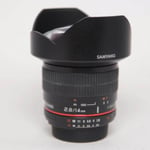 samyang Used Samyang 14mm f/2.8 ED AS IF UMC Ultra Wide Angle Lens Nikon F