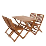 FSC® Certified Acacia Hardwood 5pc Garden Furniture Set