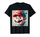 Mario 90s Cartoon Meme - Retro Gaming Fun T-Shirt