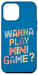 Coque pour iPhone 15 Plus Je Veux Jouer À Des Mini Jeux Drôles De Jeux D'arcade Meme