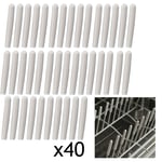 Universal Dishwasher Basket Cage Rack Drawer Prong Protector Caps - 40 Pk